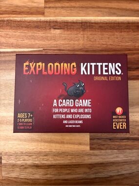 Exploding Kittens Original Edition Card Game Complete in Excellent Condition